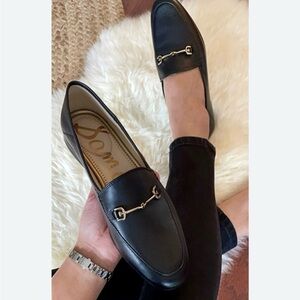 Sam Edelman Loraine Leather Loafers – Black | Size 6.5